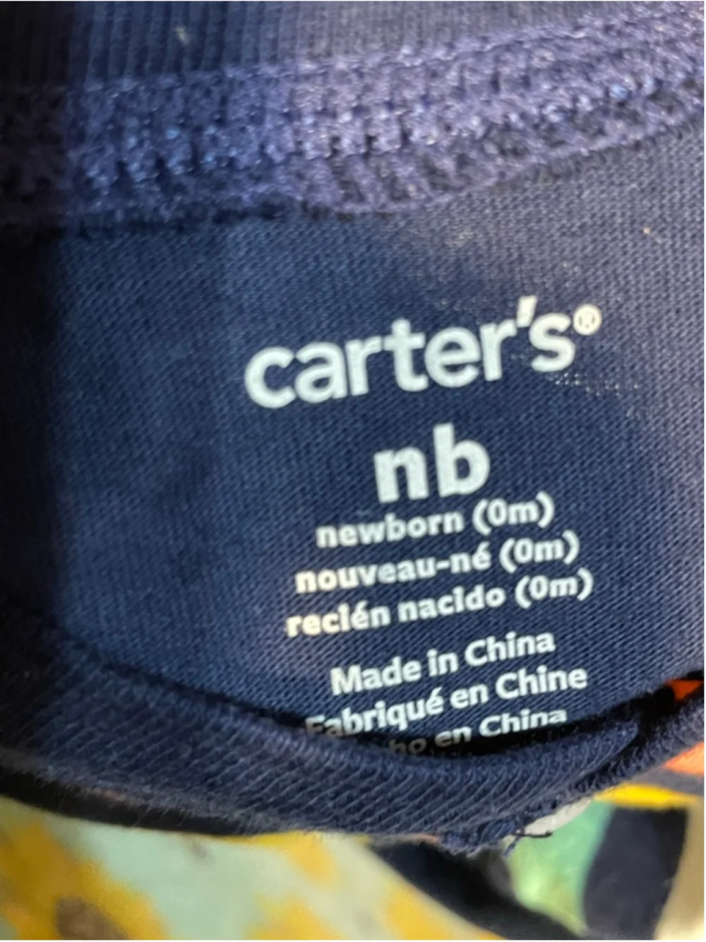 NB boys mixed lot of clothing Carter's just one you